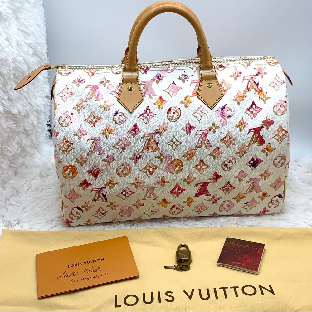 ❌SOLD❌Louis Vuitton Watercolor Aquarelle Speedy 35 - Picture 3 of 14